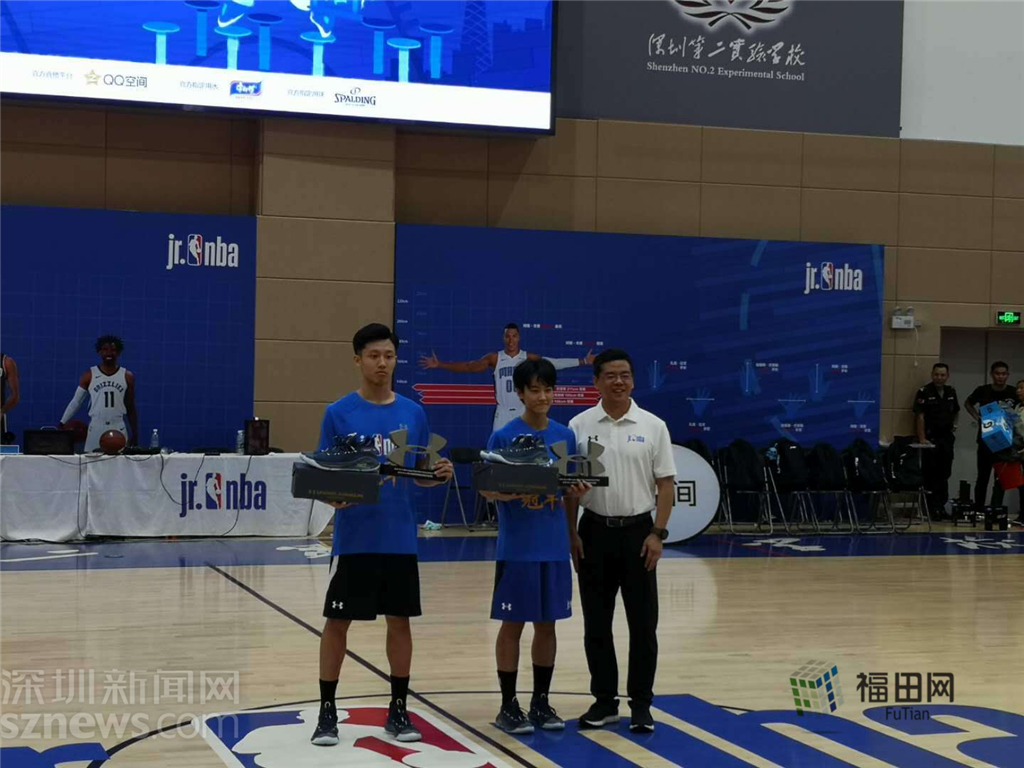 24直播网：NBA校园篮球联赛广东站落幕 深圳二实高中女篮夺冠(图5)